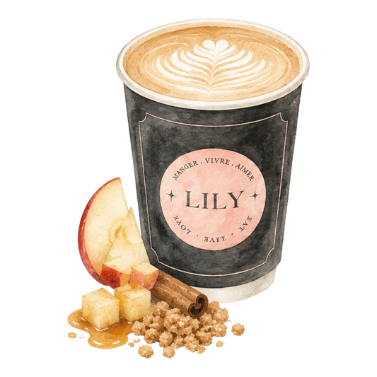 Apple crumble latte