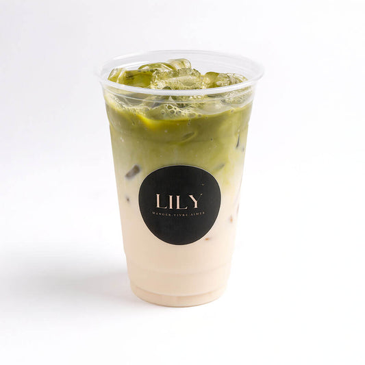 Matcha latté glacé