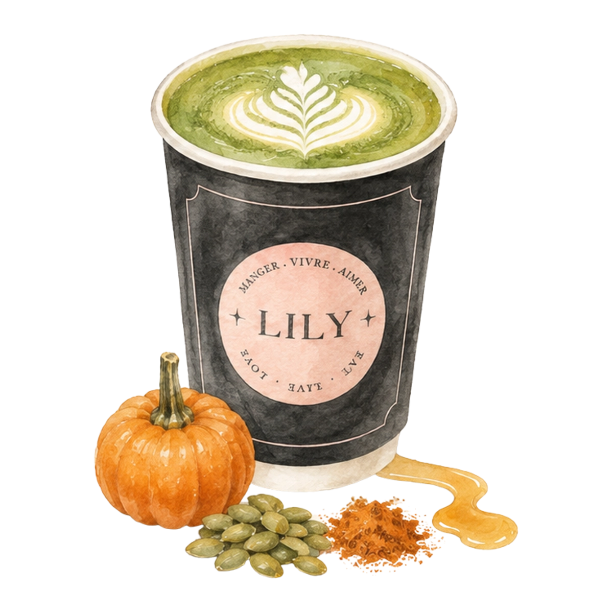 Pumpkin pie matcha